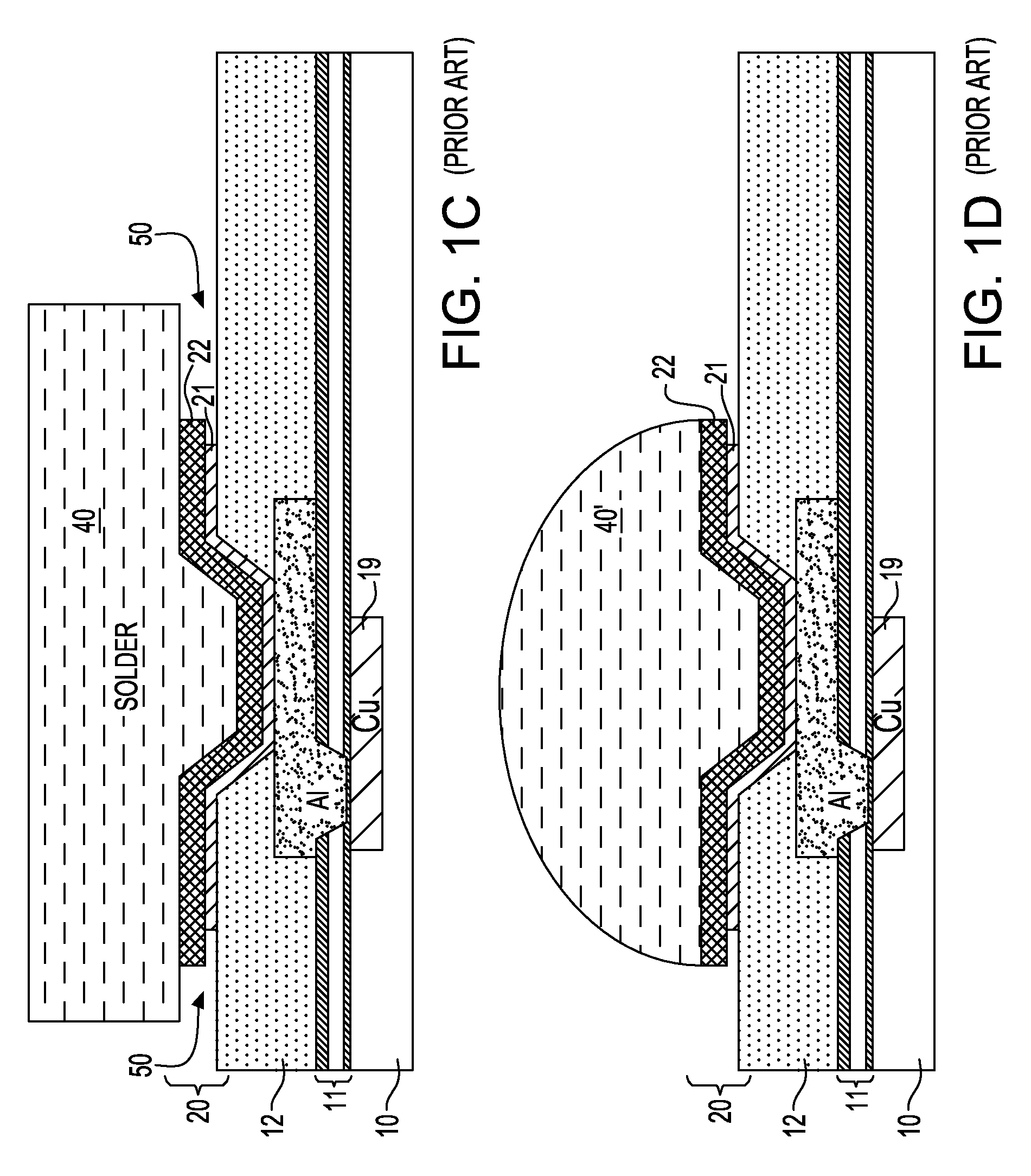 Undercut-free blm process for pb-free and pb-reduced c4