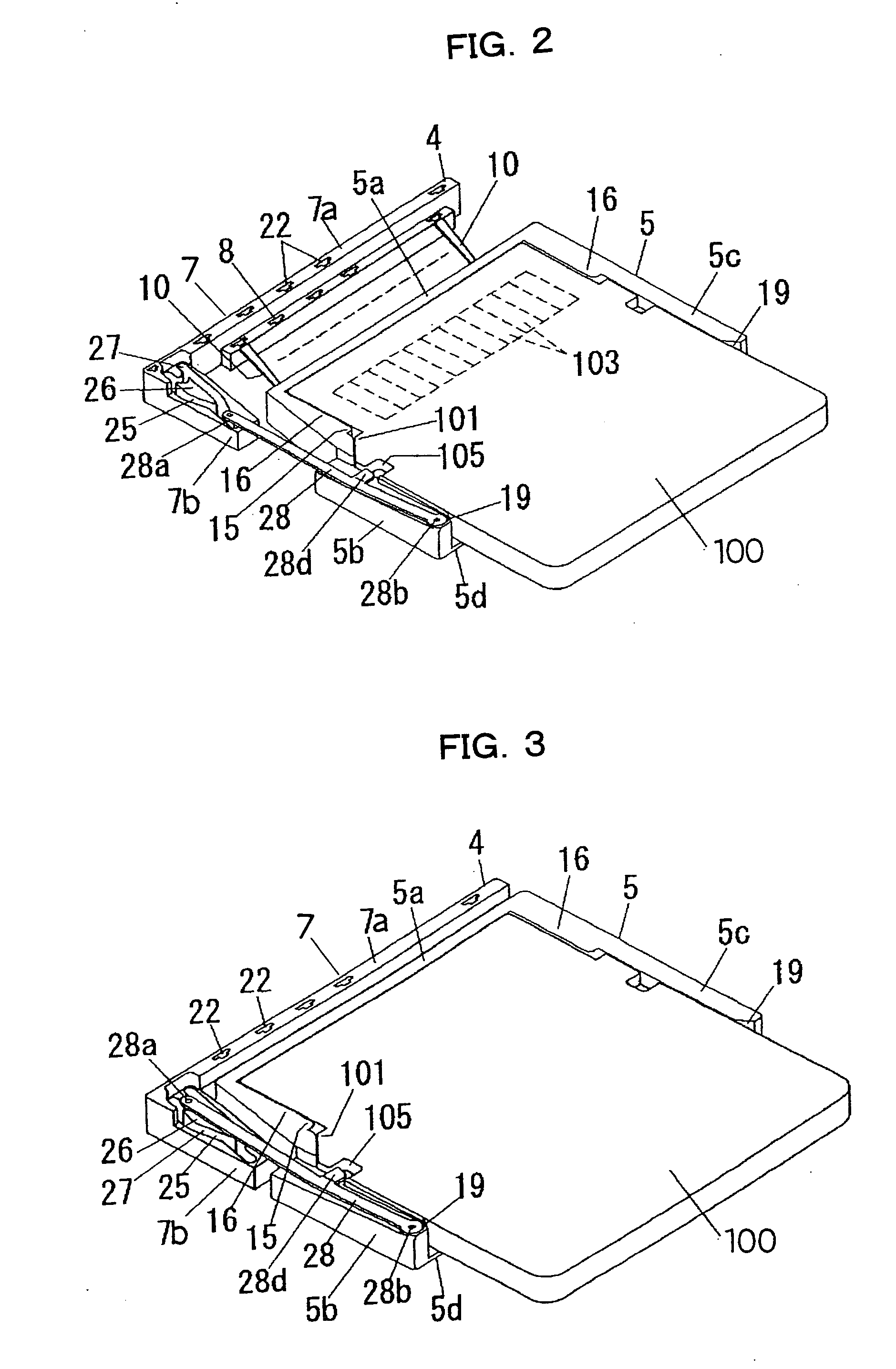 Connector for memory card