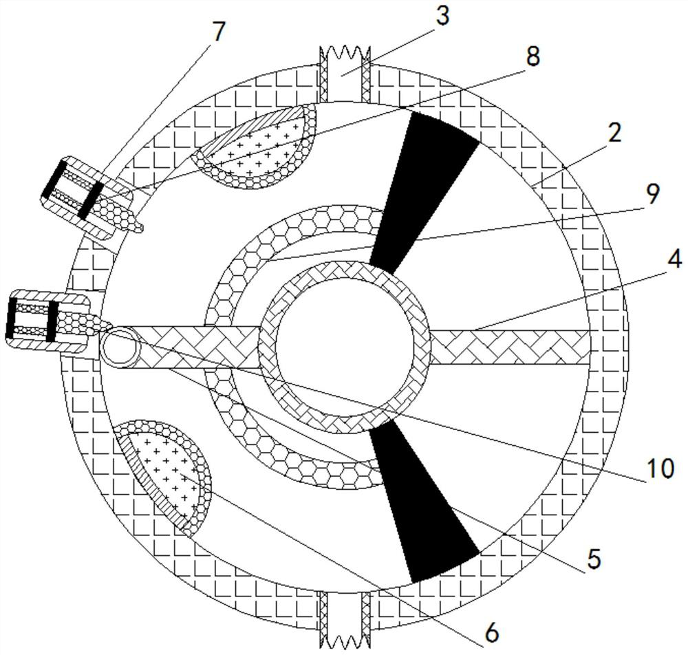 Device for detecting and unloading air pressure of air-tight door