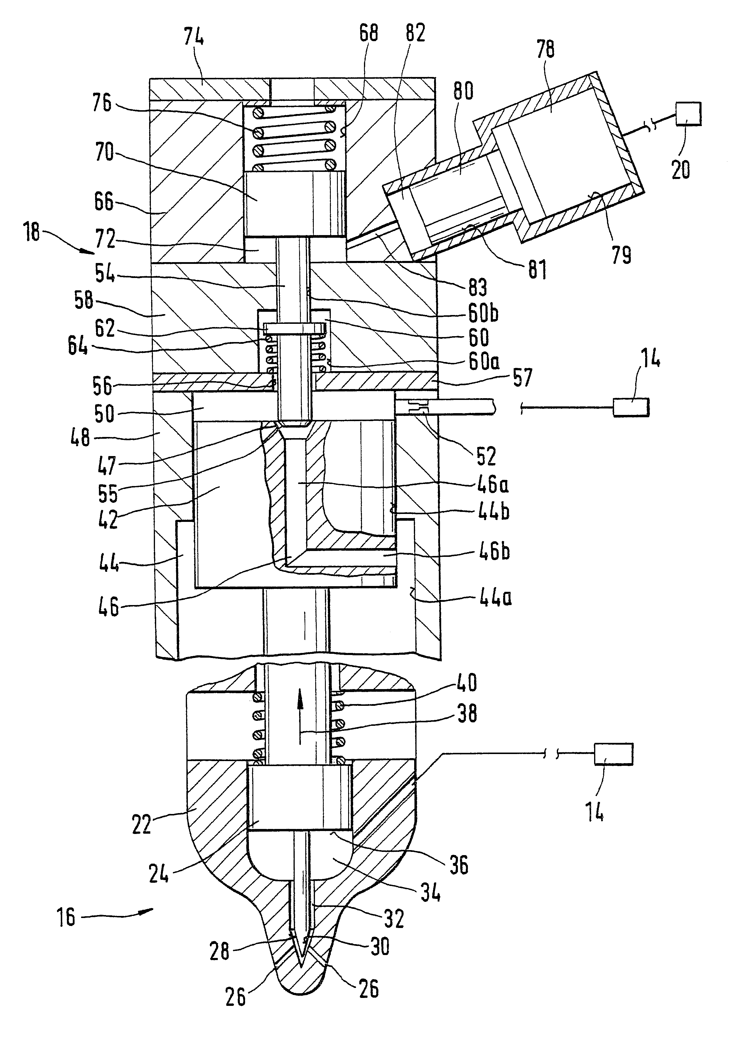 Fuel injection valve for internal combustion engines