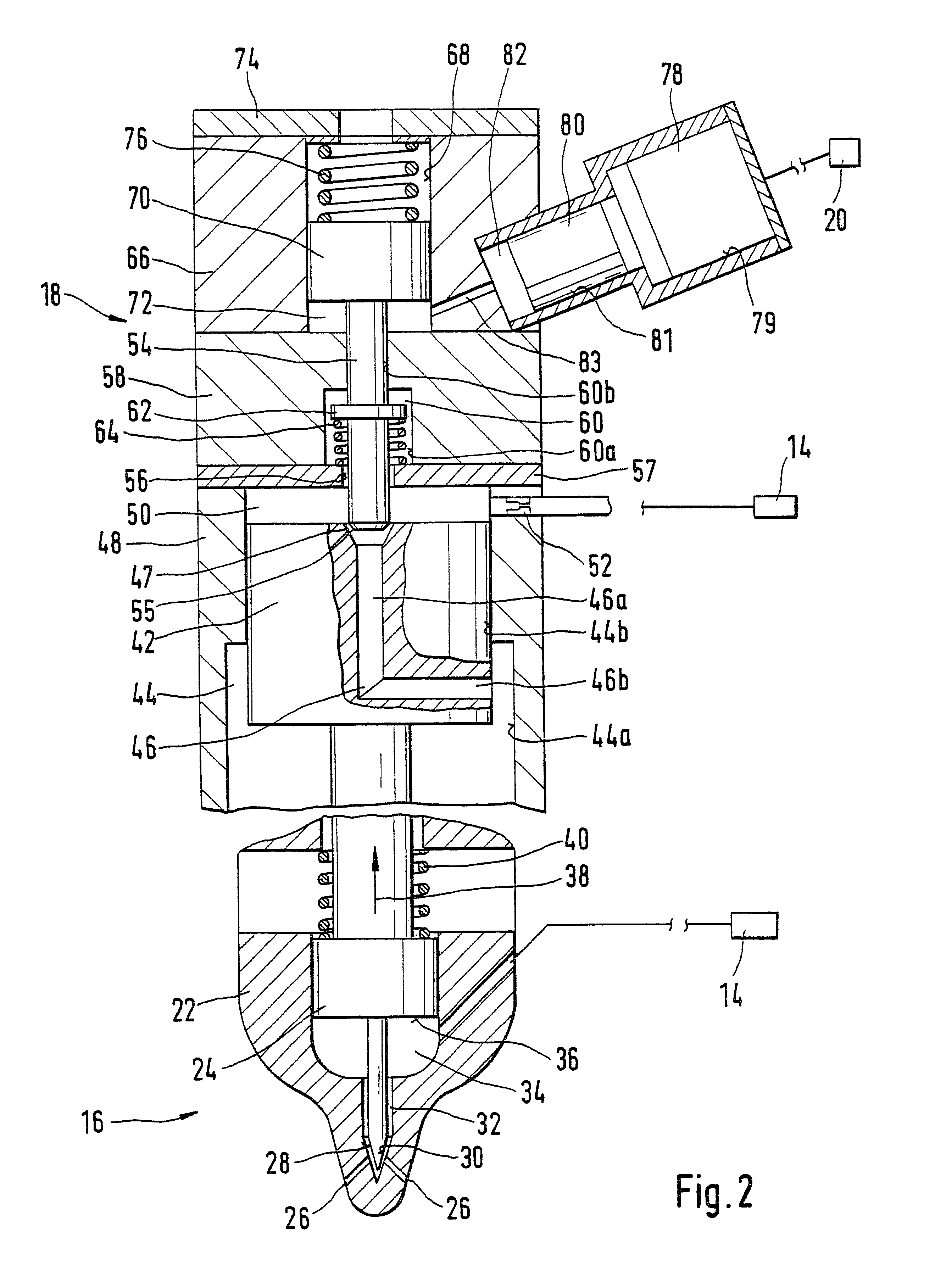 Fuel injection valve for internal combustion engines