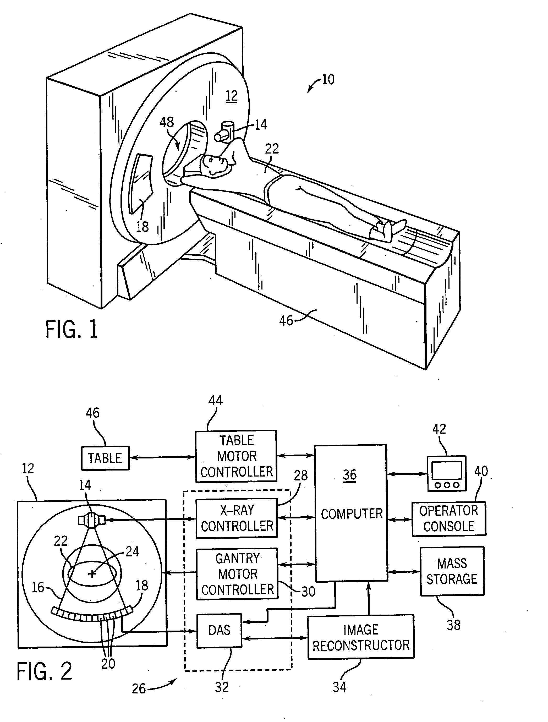 Method and apparatus to determine tube current modulation profile for radiographic imaging