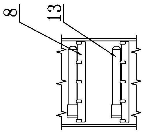 Material taking and conveying system of labeling machine