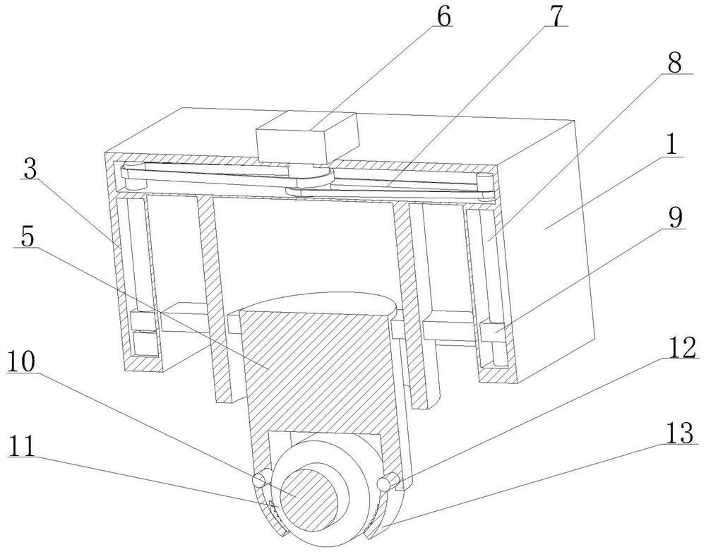 A casting furnace for metal casting which is convenient to move