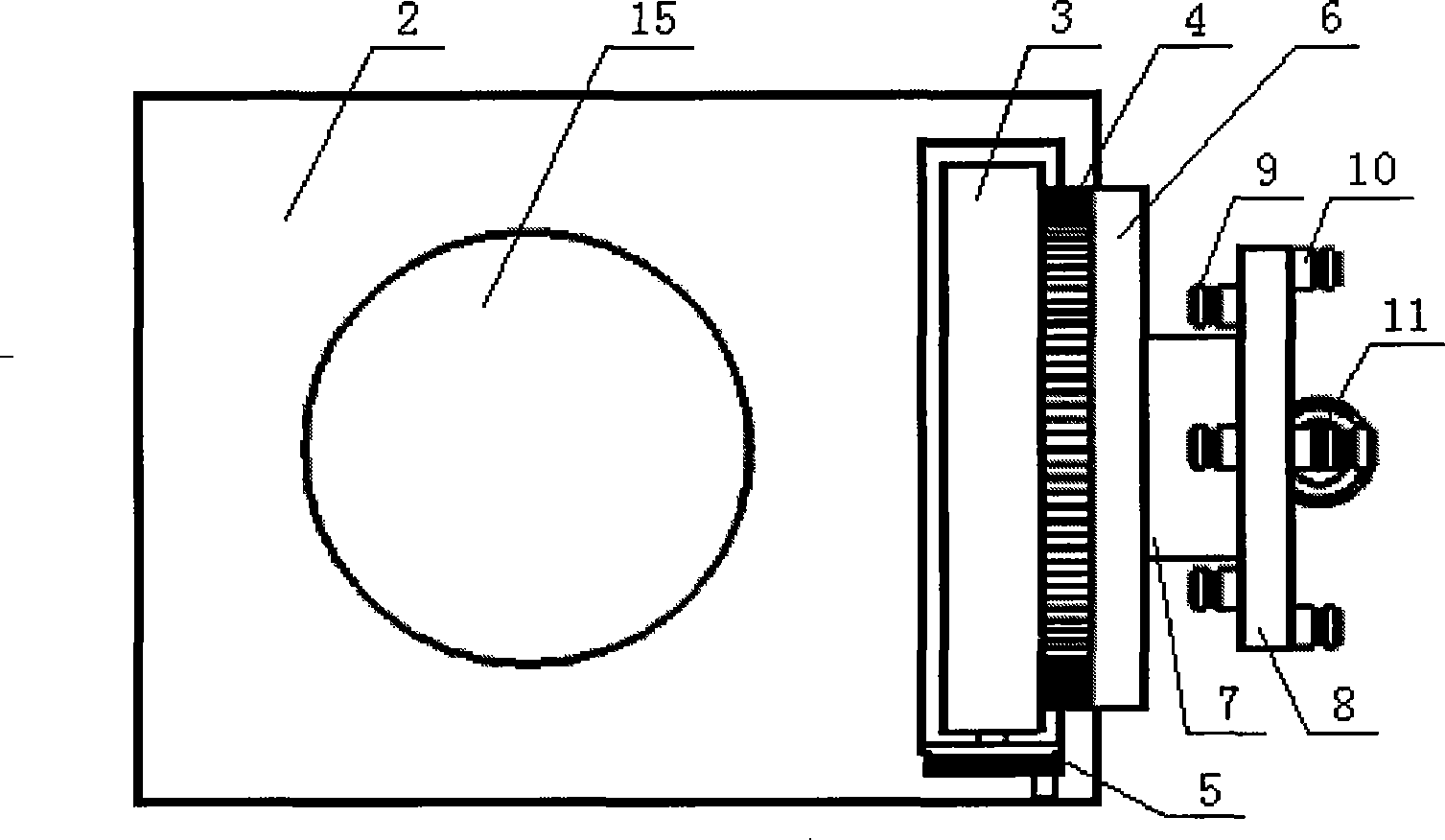 Six-dimension force sensor calibration device with medium measurement range