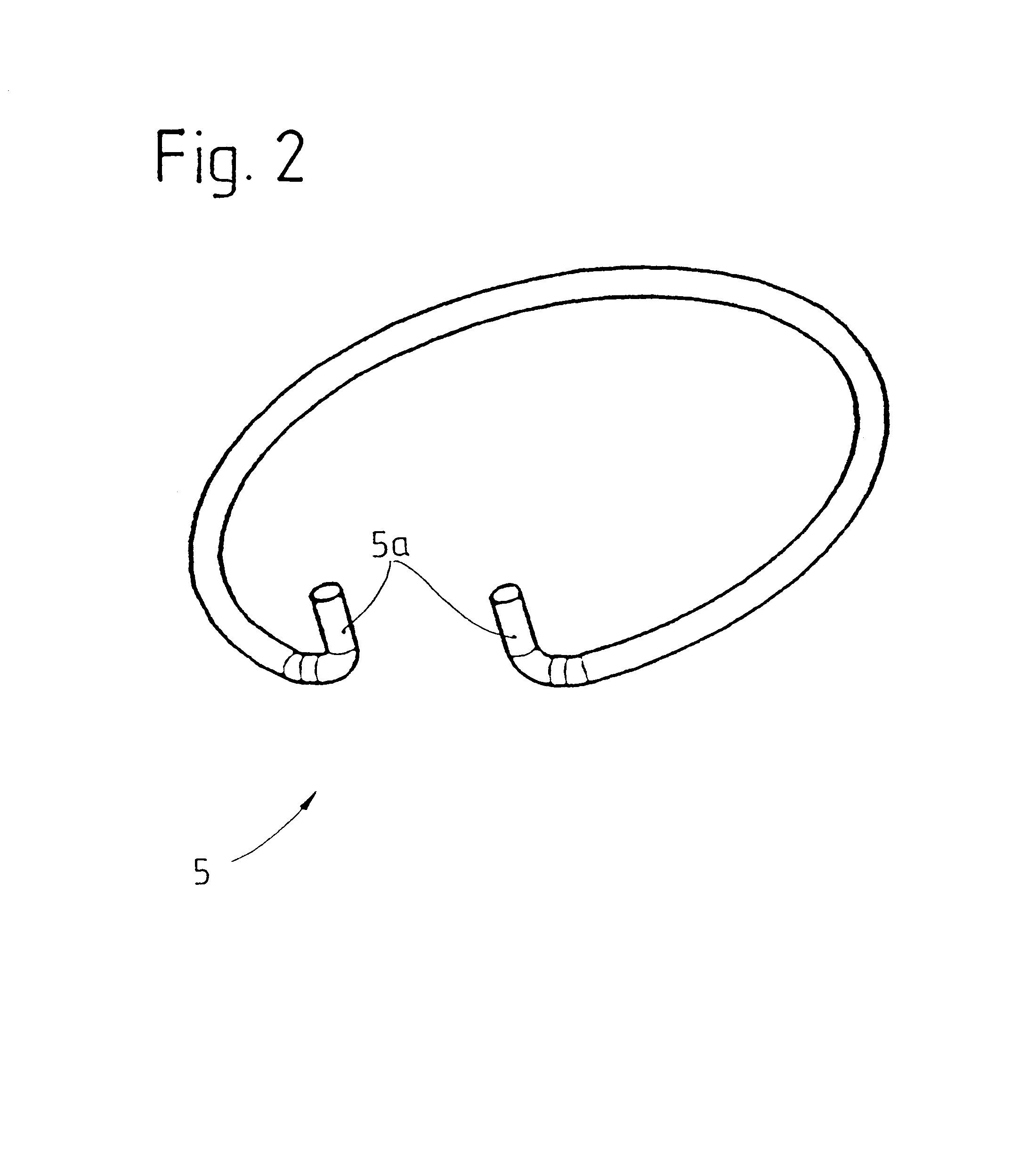 Axial securing device for two components by means of a locking ring