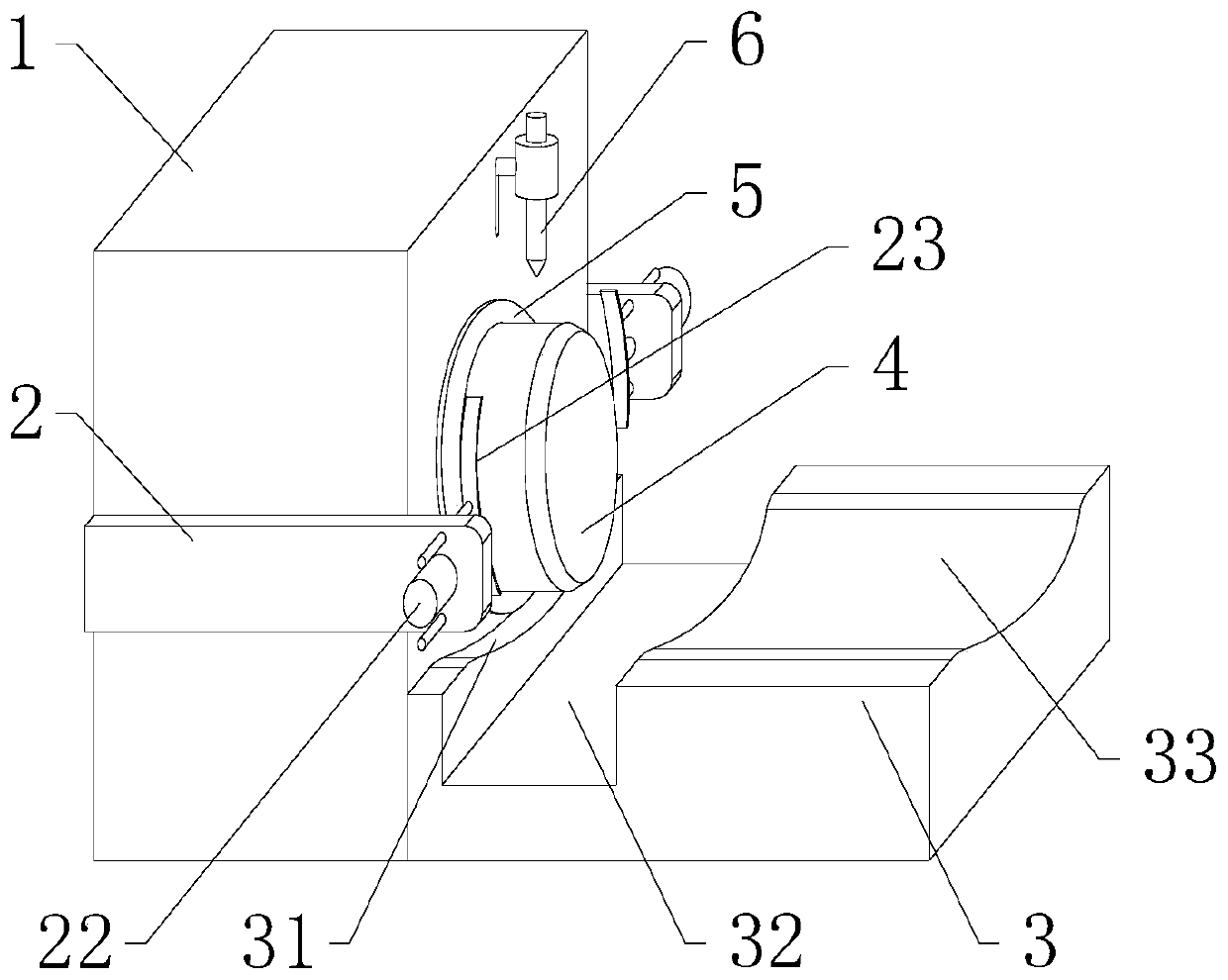 Clamp welding device for iron hoop barrel