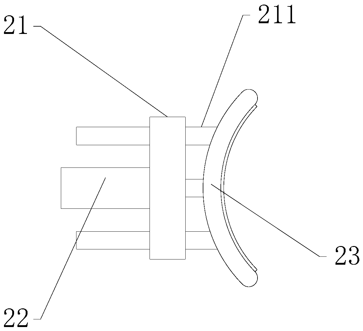 Clamp welding device for iron hoop barrel