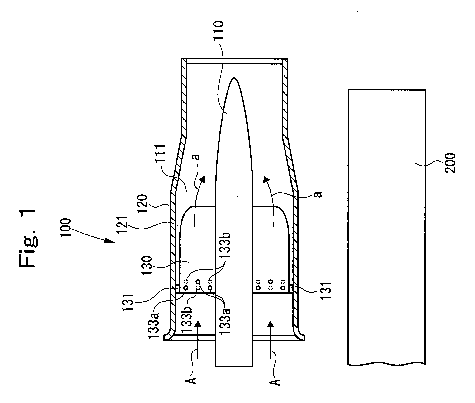 Premixed Combustion Burner of Gas Turbine Technical Field