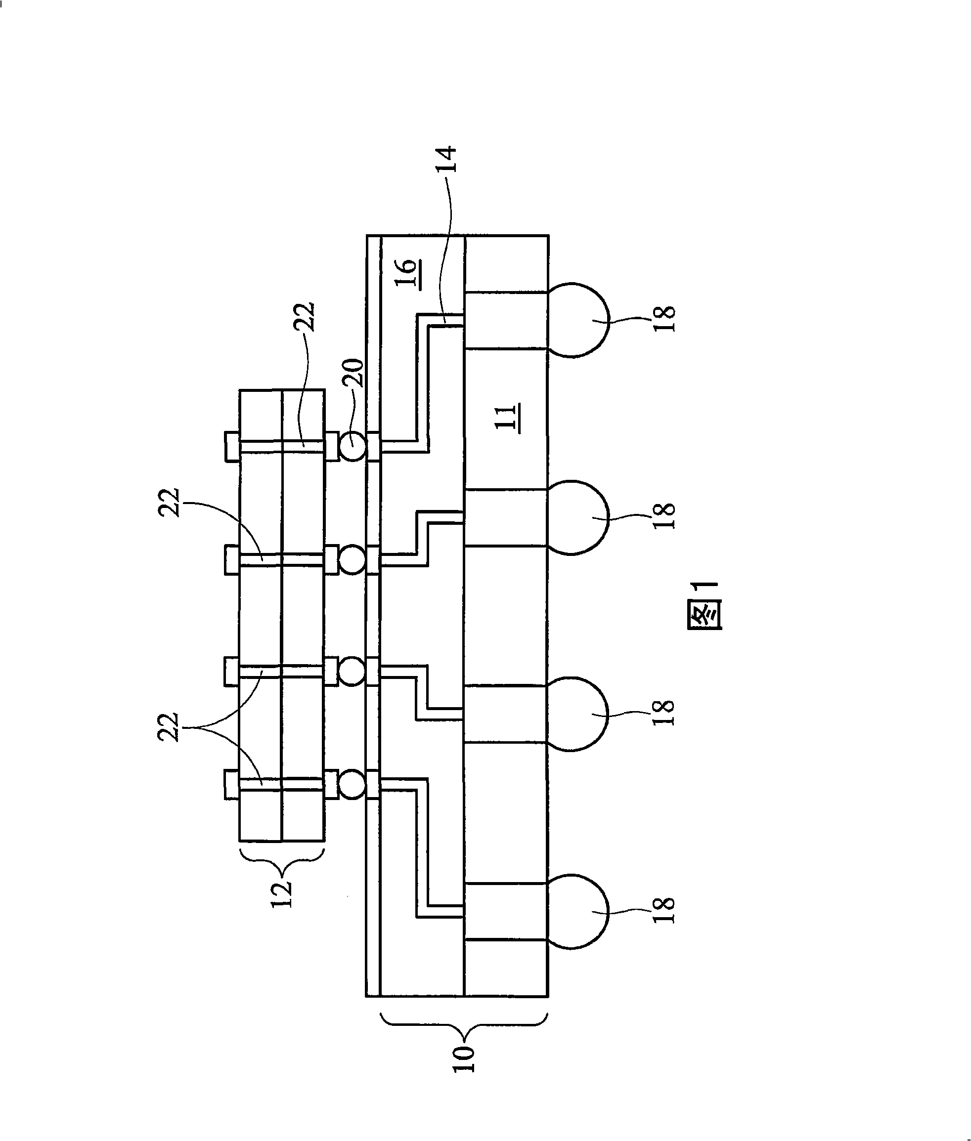 Semiconductor packaging structure