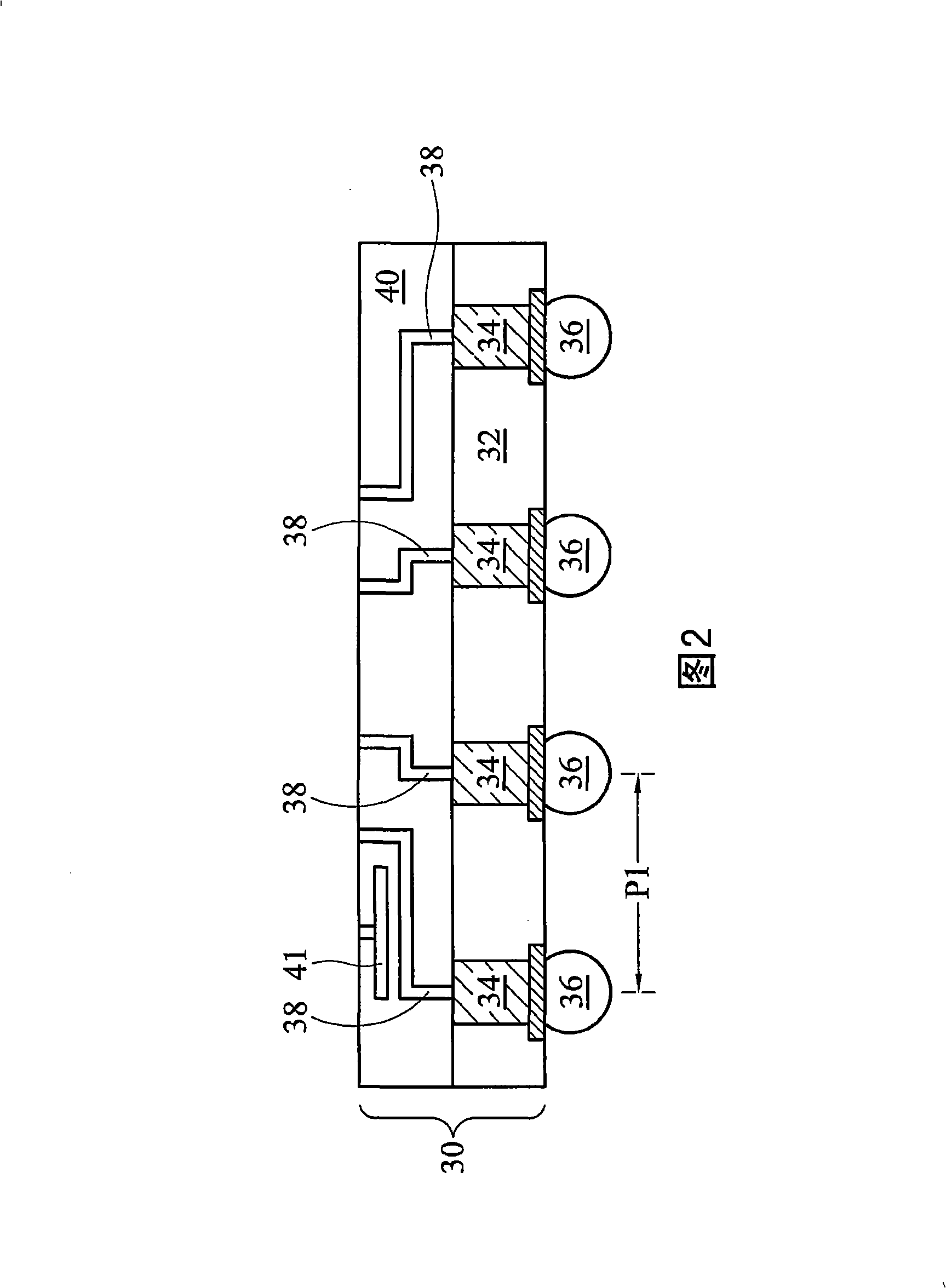 Semiconductor packaging structure