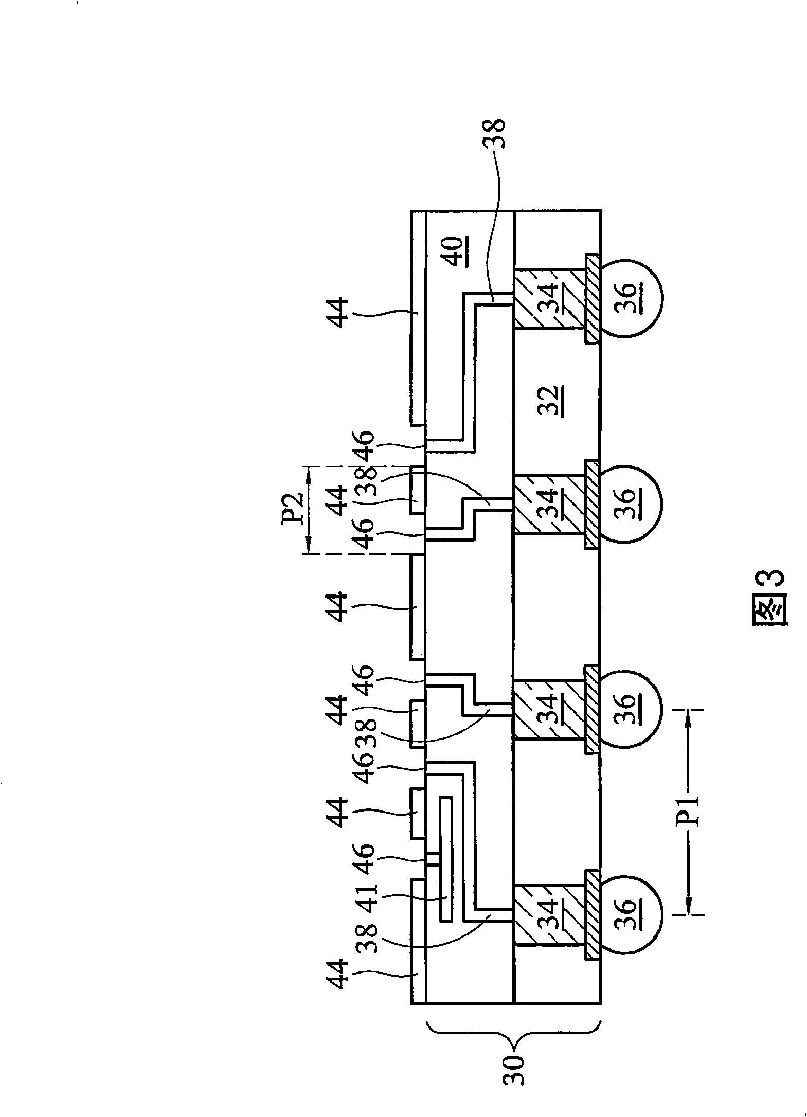 Semiconductor packaging structure