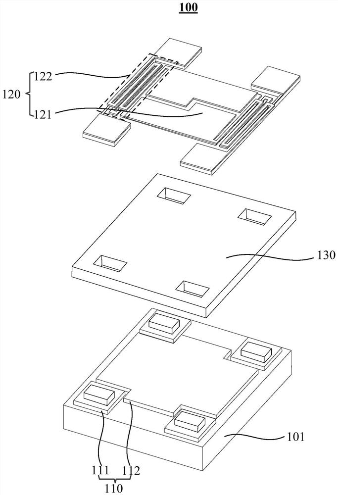 Infrared detector mirror image pixel based on CMOS process and infrared detector