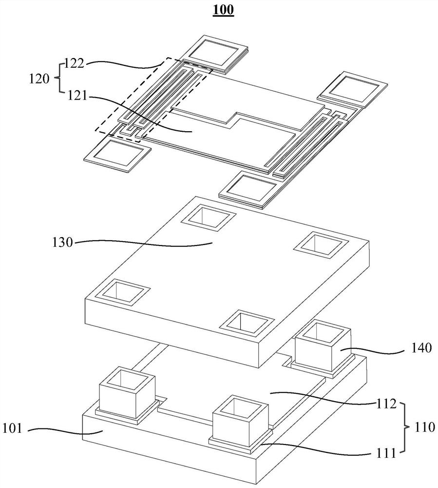 Infrared detector mirror image pixel based on CMOS process and infrared detector