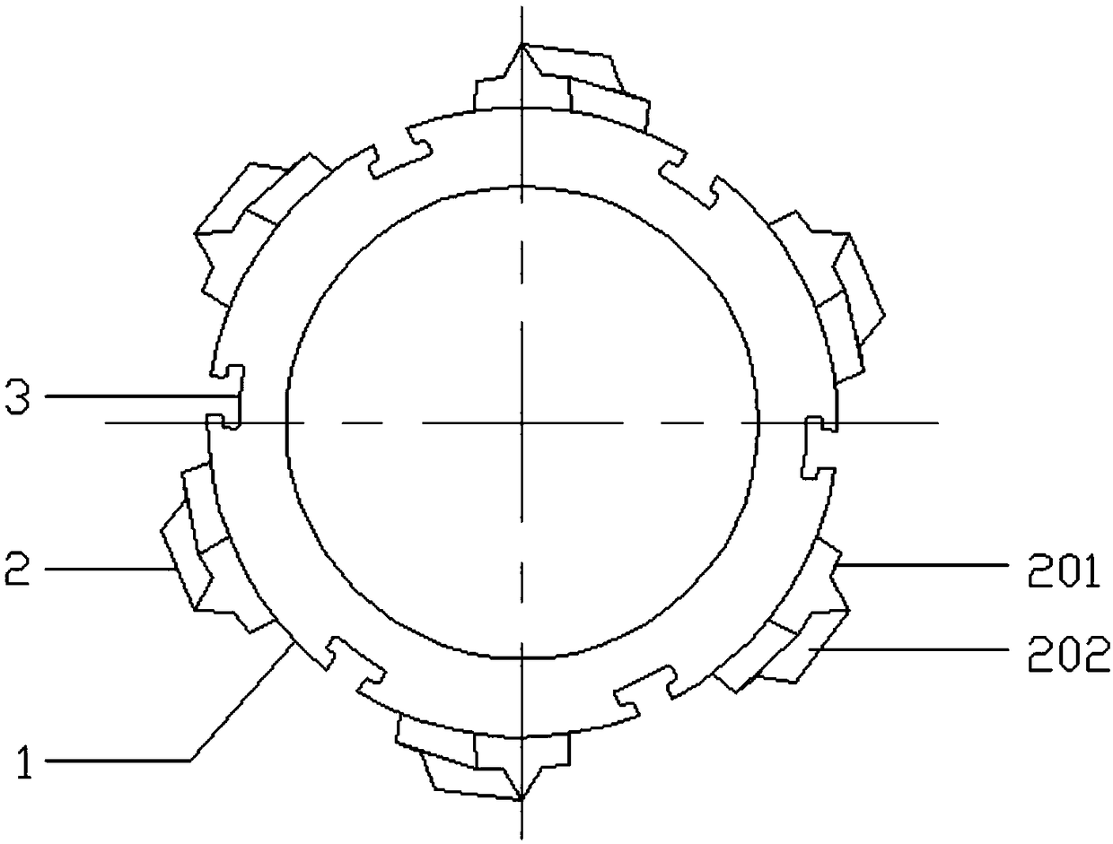 Round anti-theft special-shaped material