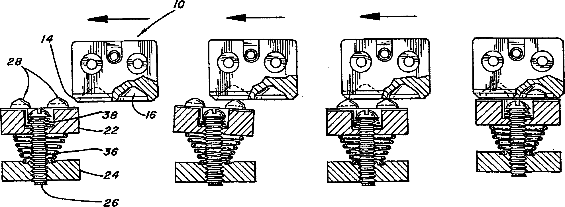 Multi-directional self-aligning shear type electromagnetic lock