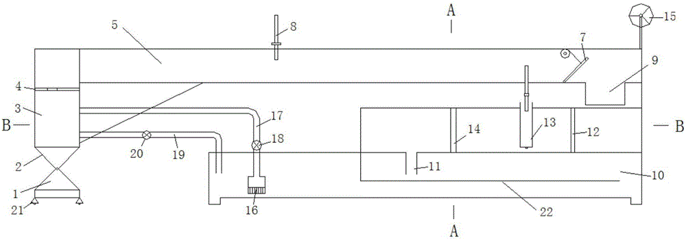 Multi-dimensional adjusting test platform for hydraulic engineering and application of multi-dimensional adjusting test platform