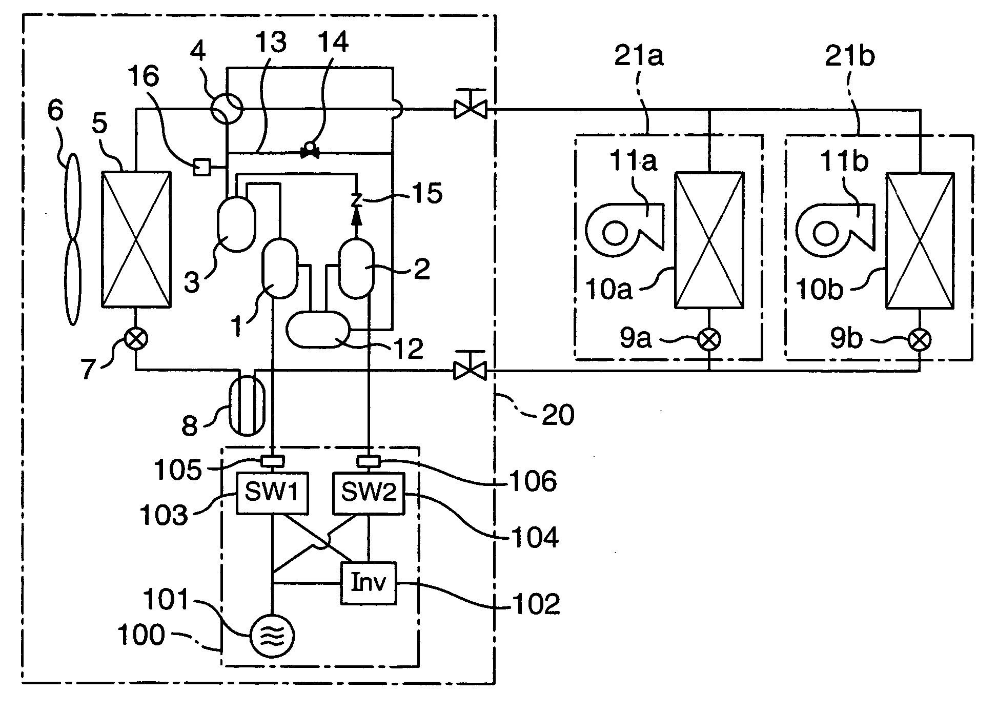 Refrigerating machine