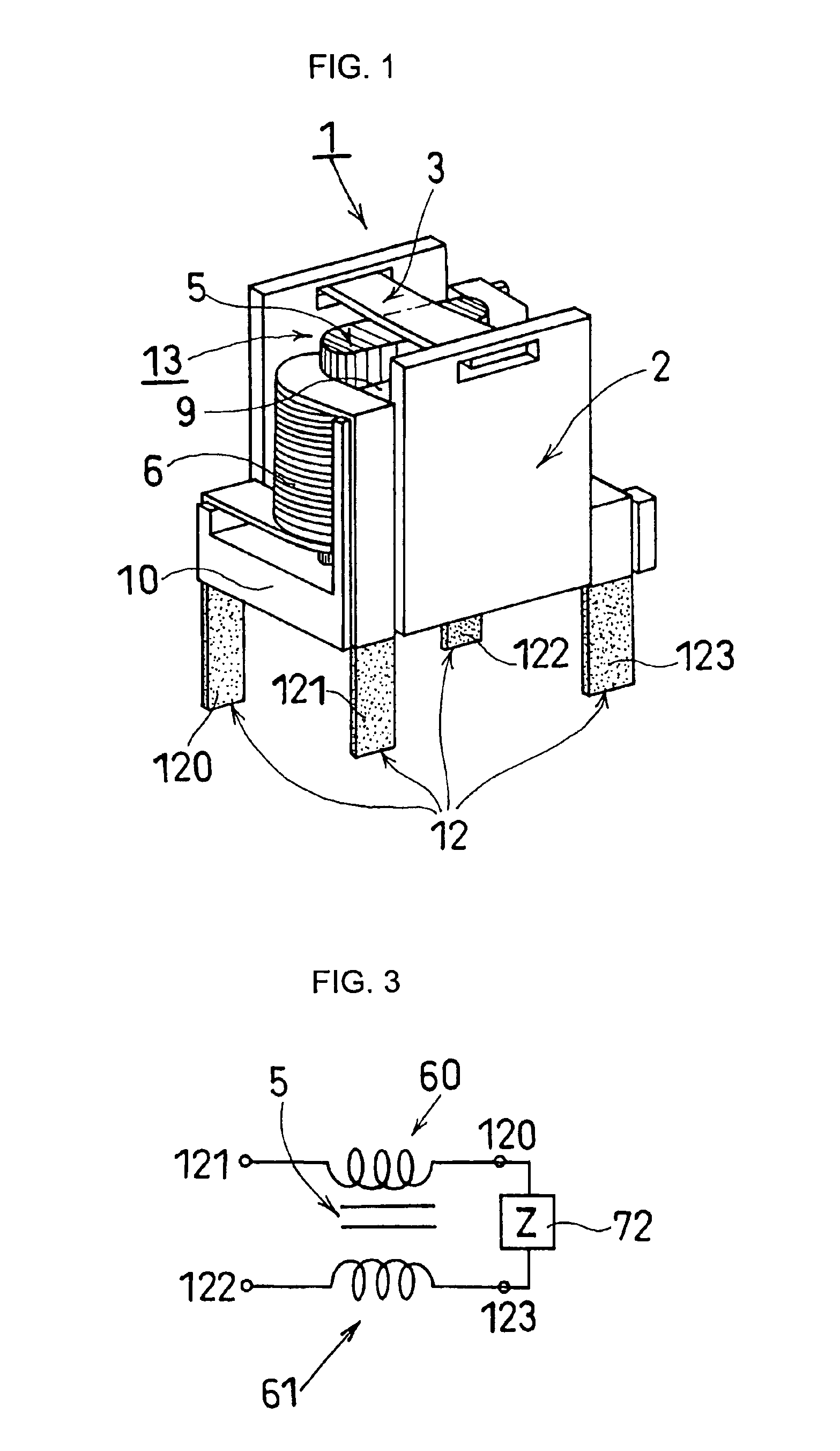 Common mode choke coil with edgewise windings and line filter including same