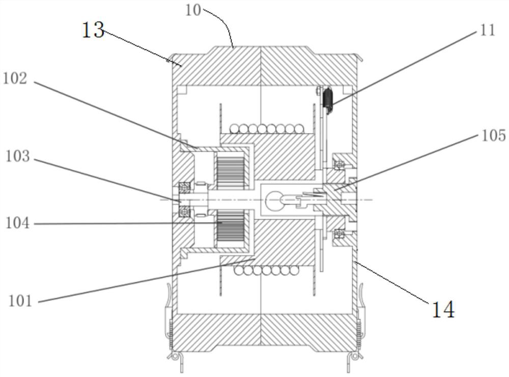 A network cable storage device and its working method