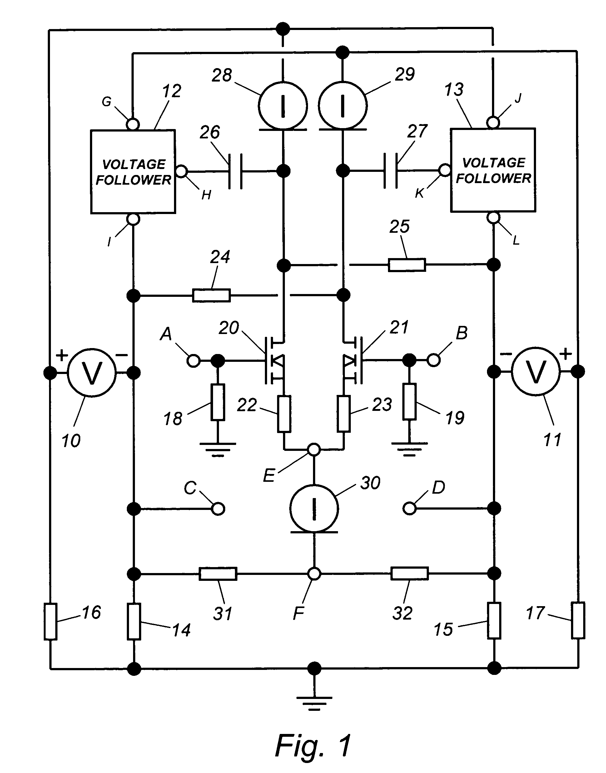 Floating bridge amplifier system