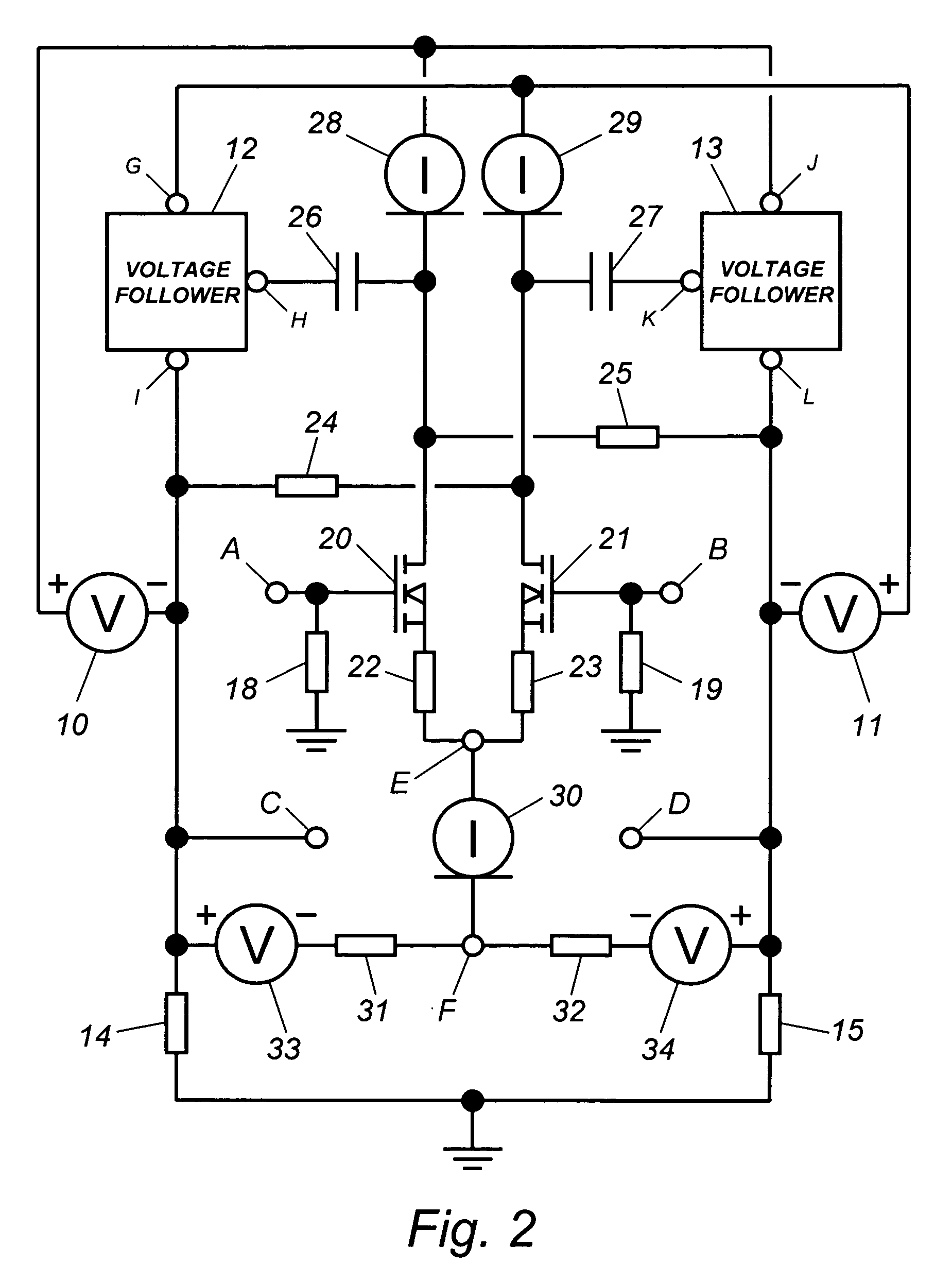 Floating bridge amplifier system