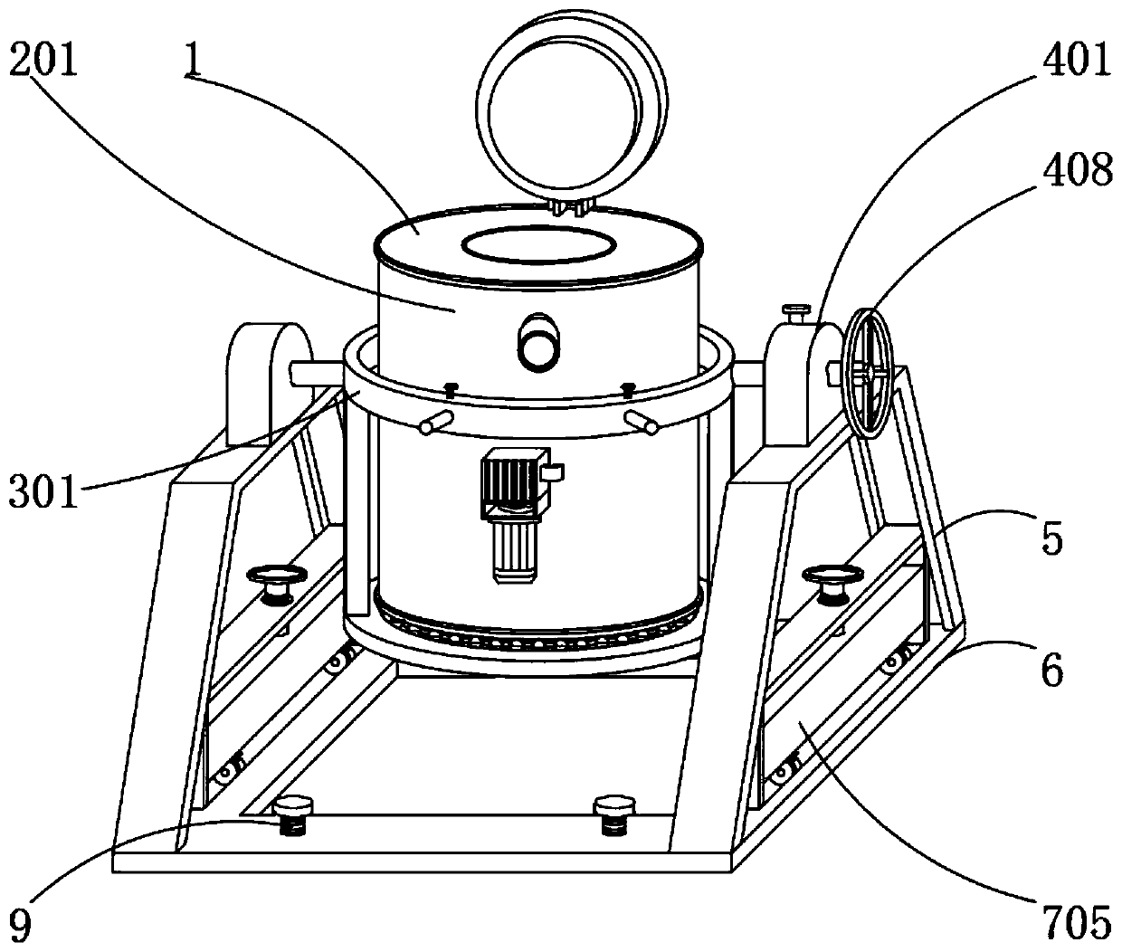 Convenient and fast industrial furnace