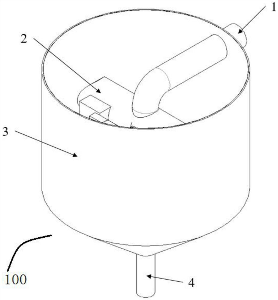 An extrusion 3D printing concrete extrusion system