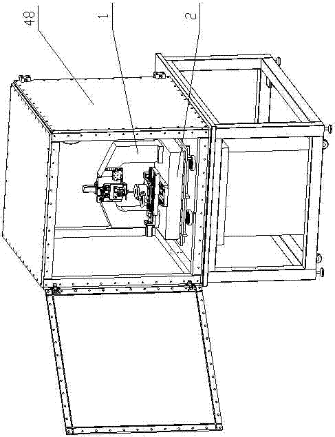 Variable temperature micro-nano indentation test method with vacuum protection