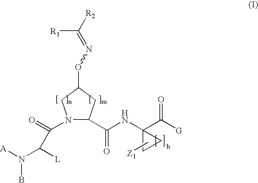 Acyclic oximyl hepatitis c protease inhibitors