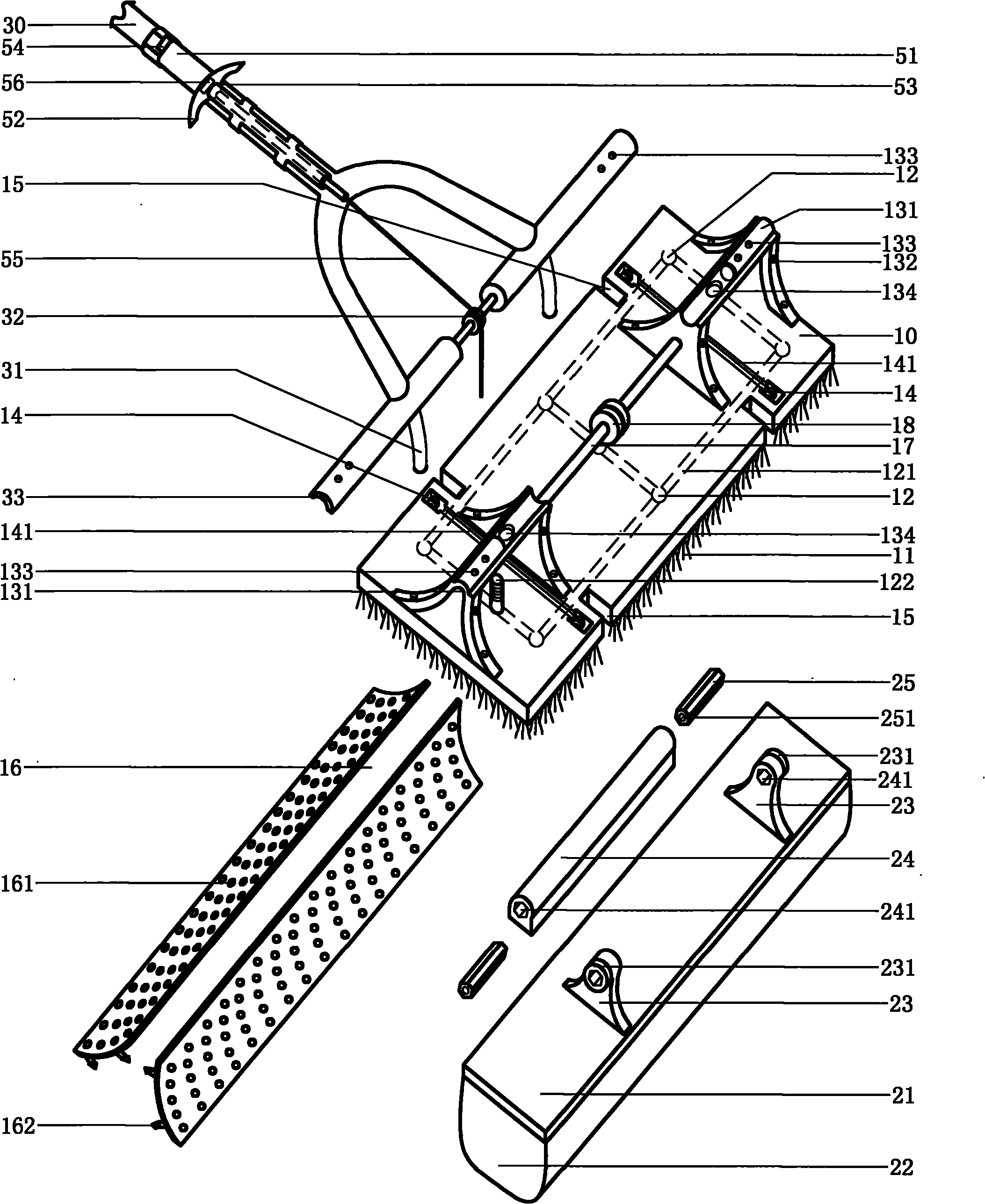 Push-and-pull washing mop