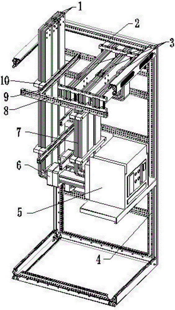 Three-phase buses in switch cabinet