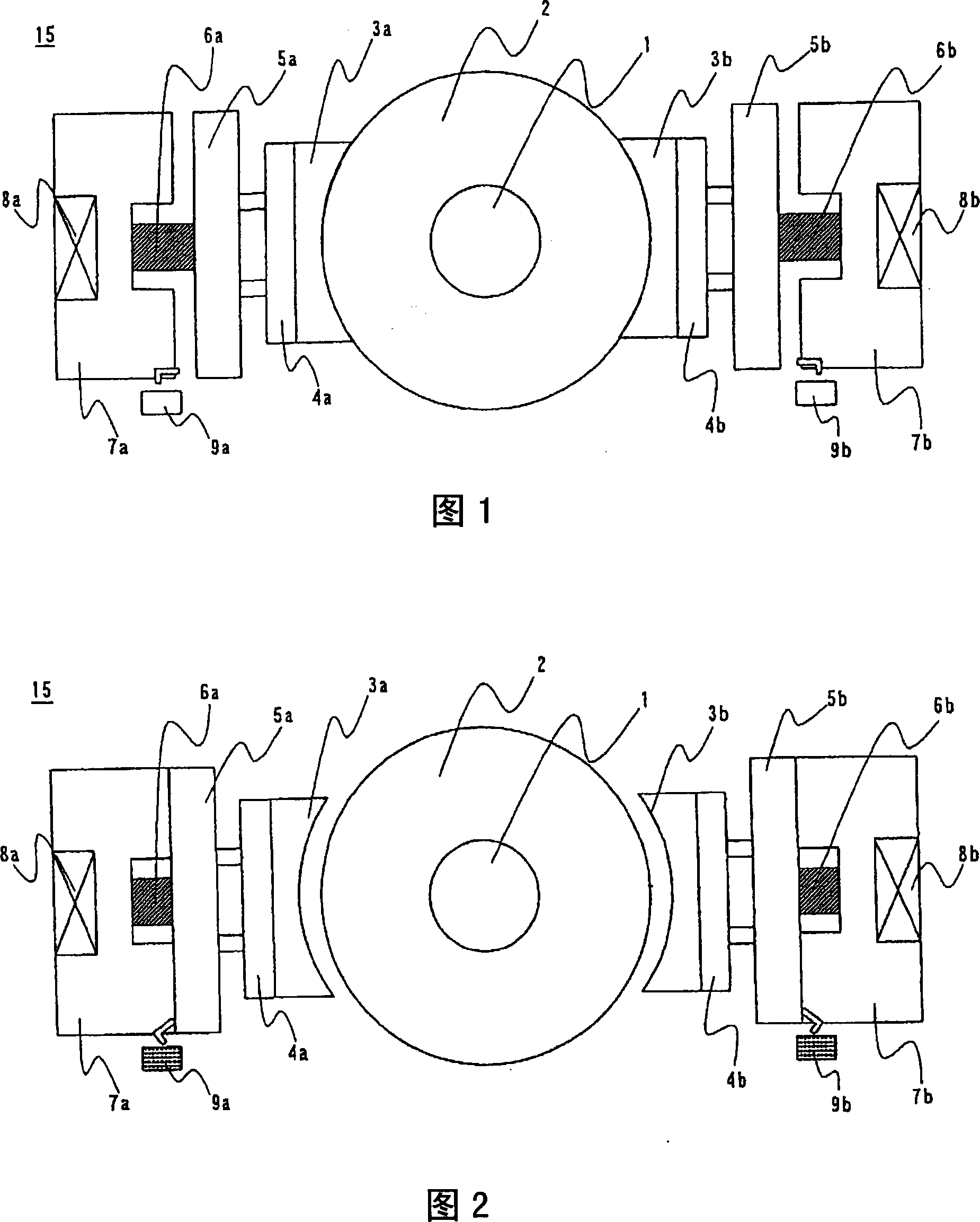 Elevator brake control device