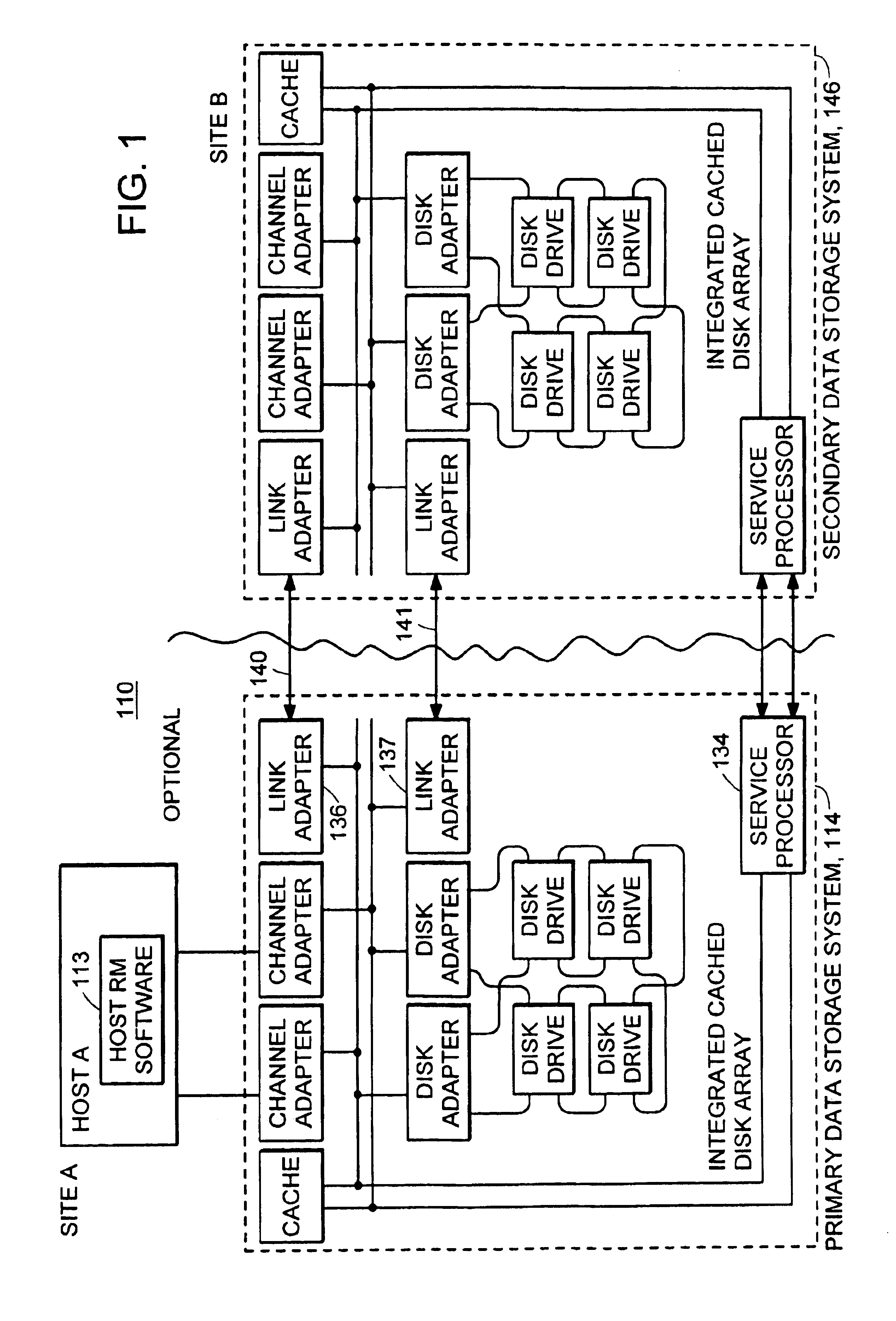 System maps SCSI device with virtual logical unit number and multicast address for efficient data replication over TCP/IP network