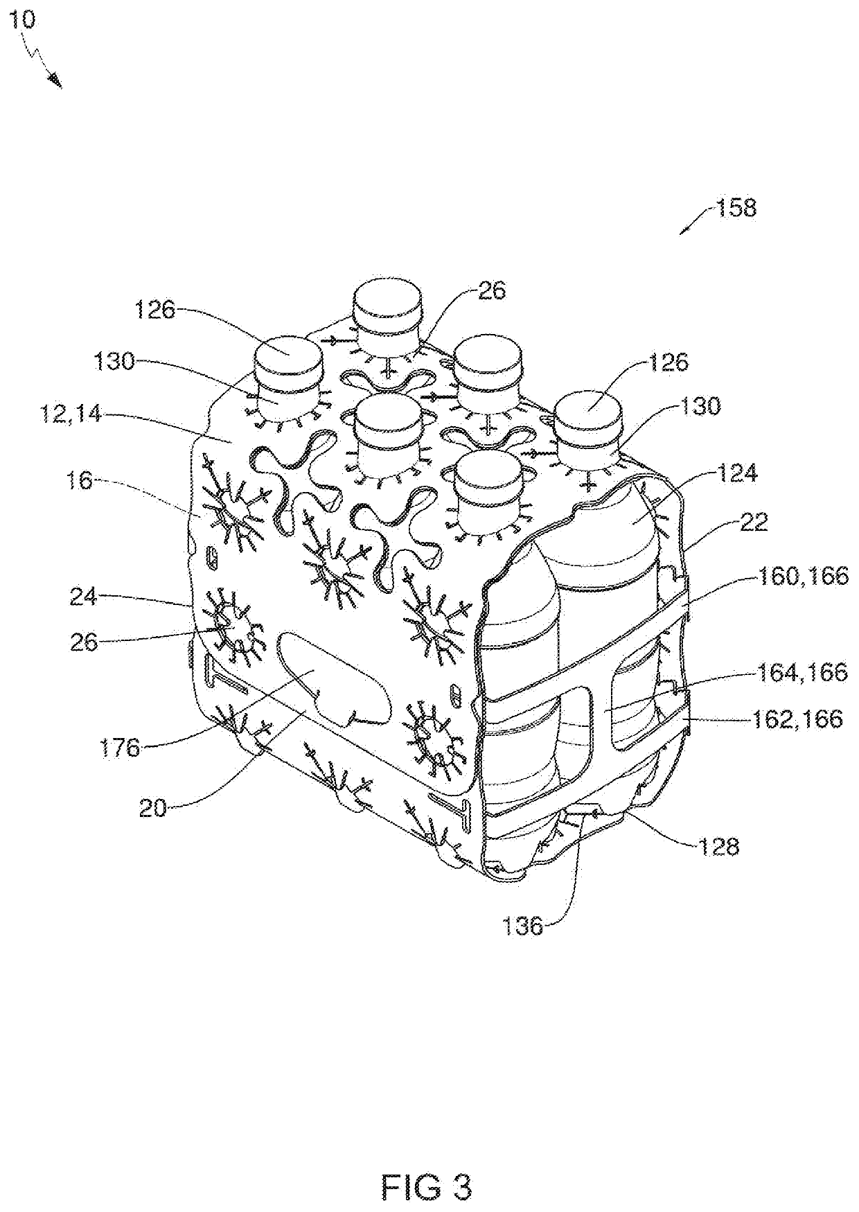 Beverage Container Interlocking Carrier