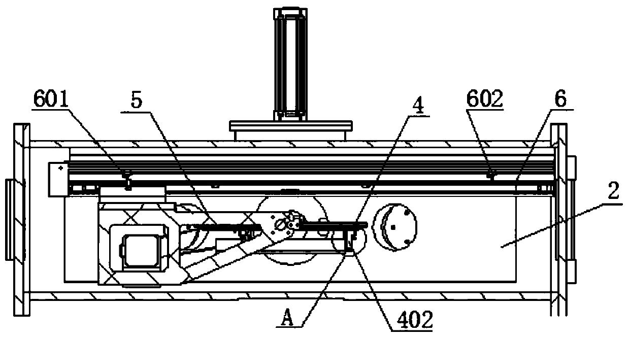 Double-vacuum-chamber ion beam machining system and machining method