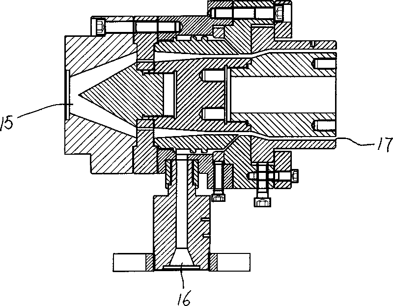 Mine wear-resistant composite metal plastic pipe, special preparation equipment thereof and preparation method thereof