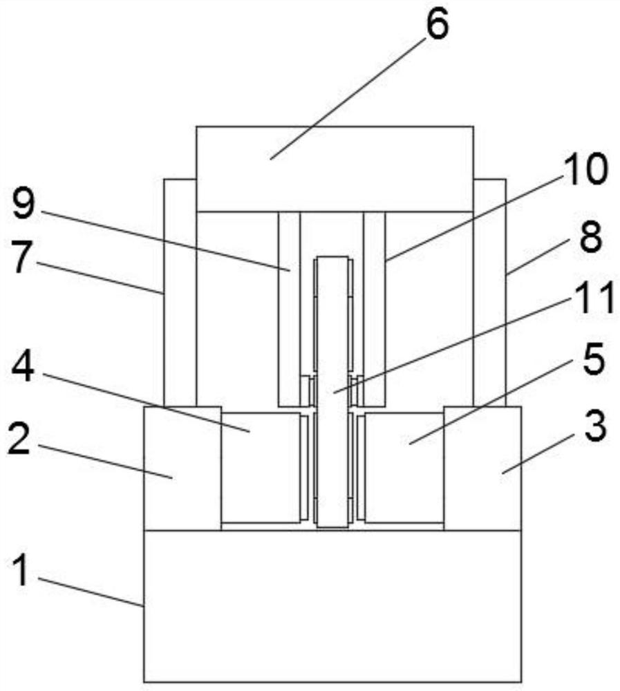 Efficient rotating disc type chip burning device