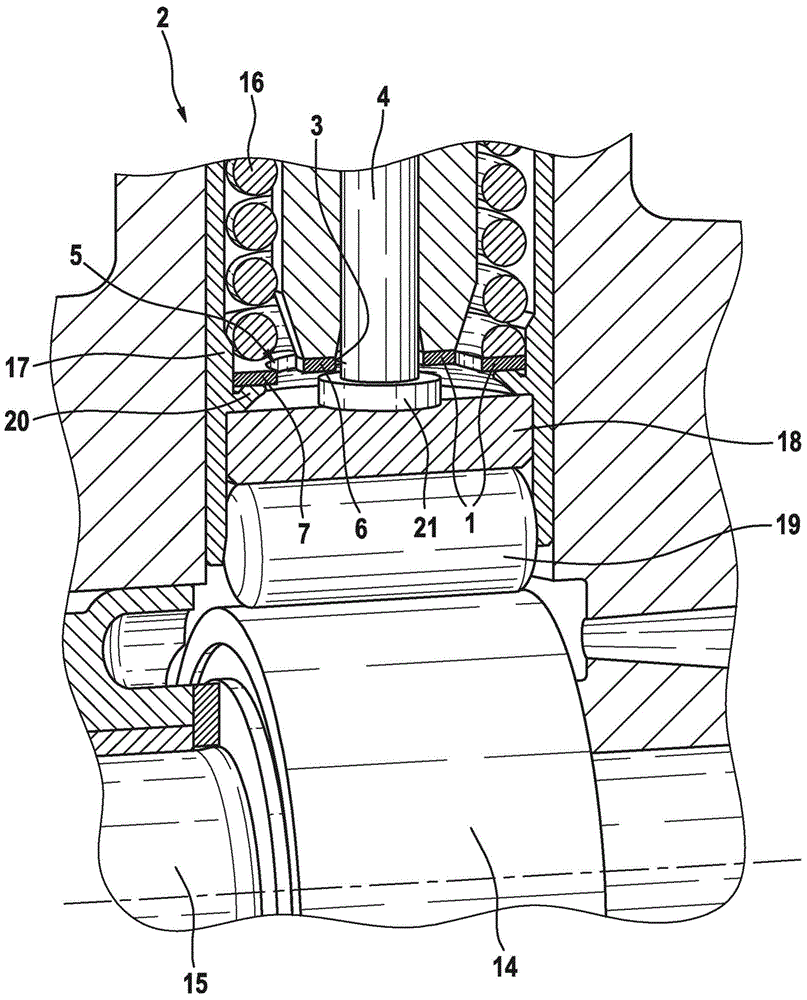 Spring seat for push rod assembly of high pressure pump and high pressure pump