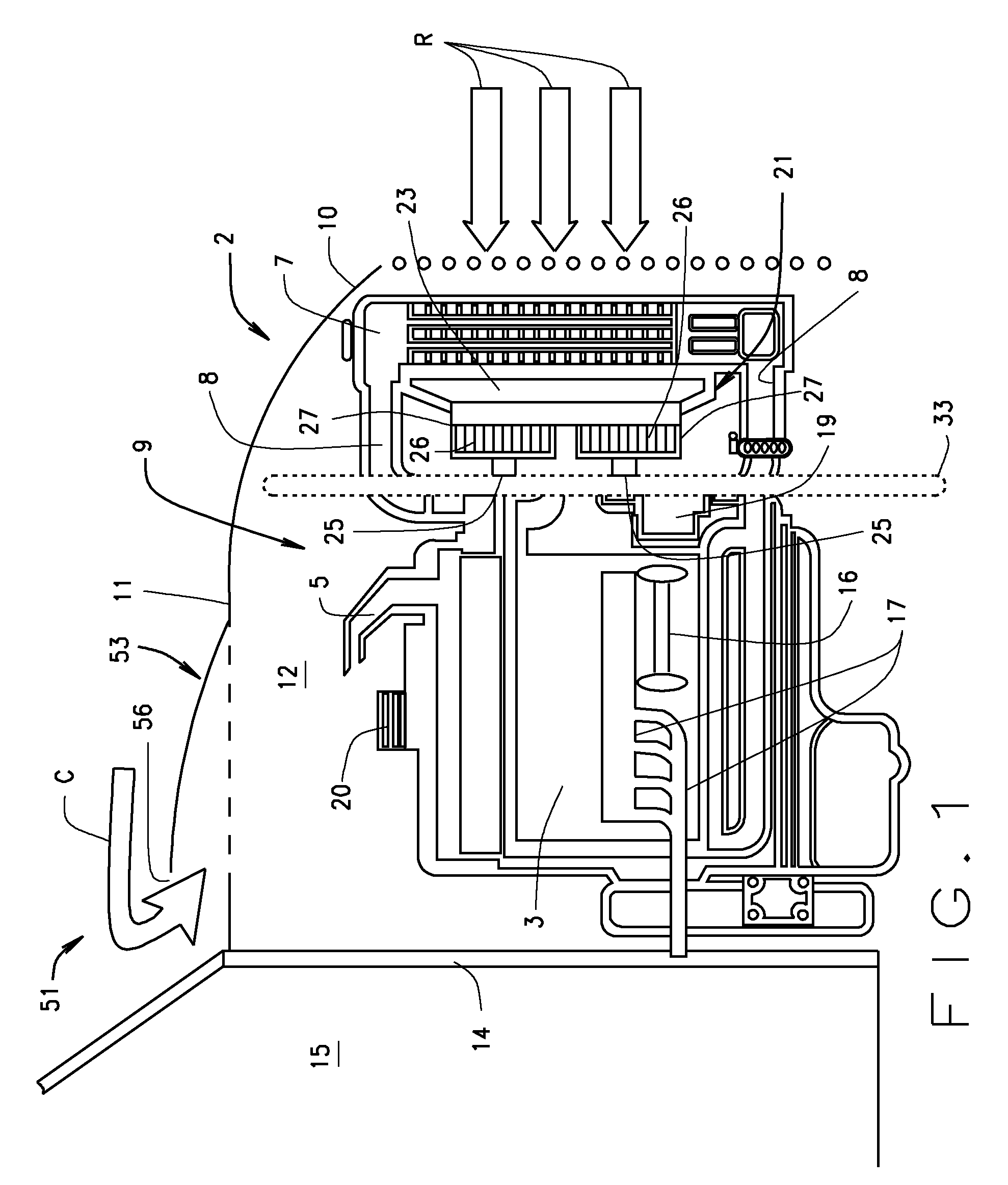 Air management system for heavy duty truck under-hood heat control