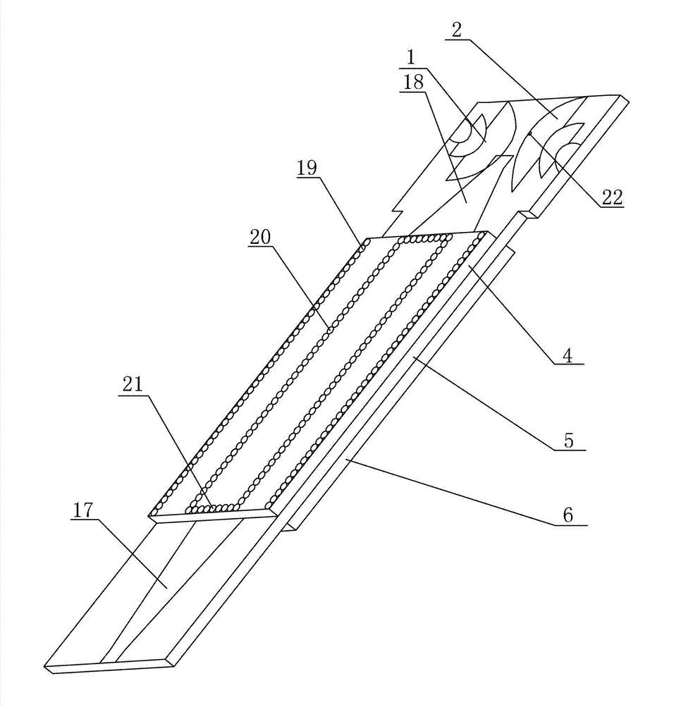 Combined semicircular dipole printed antenna of balance microstrip line transition waveguide feed