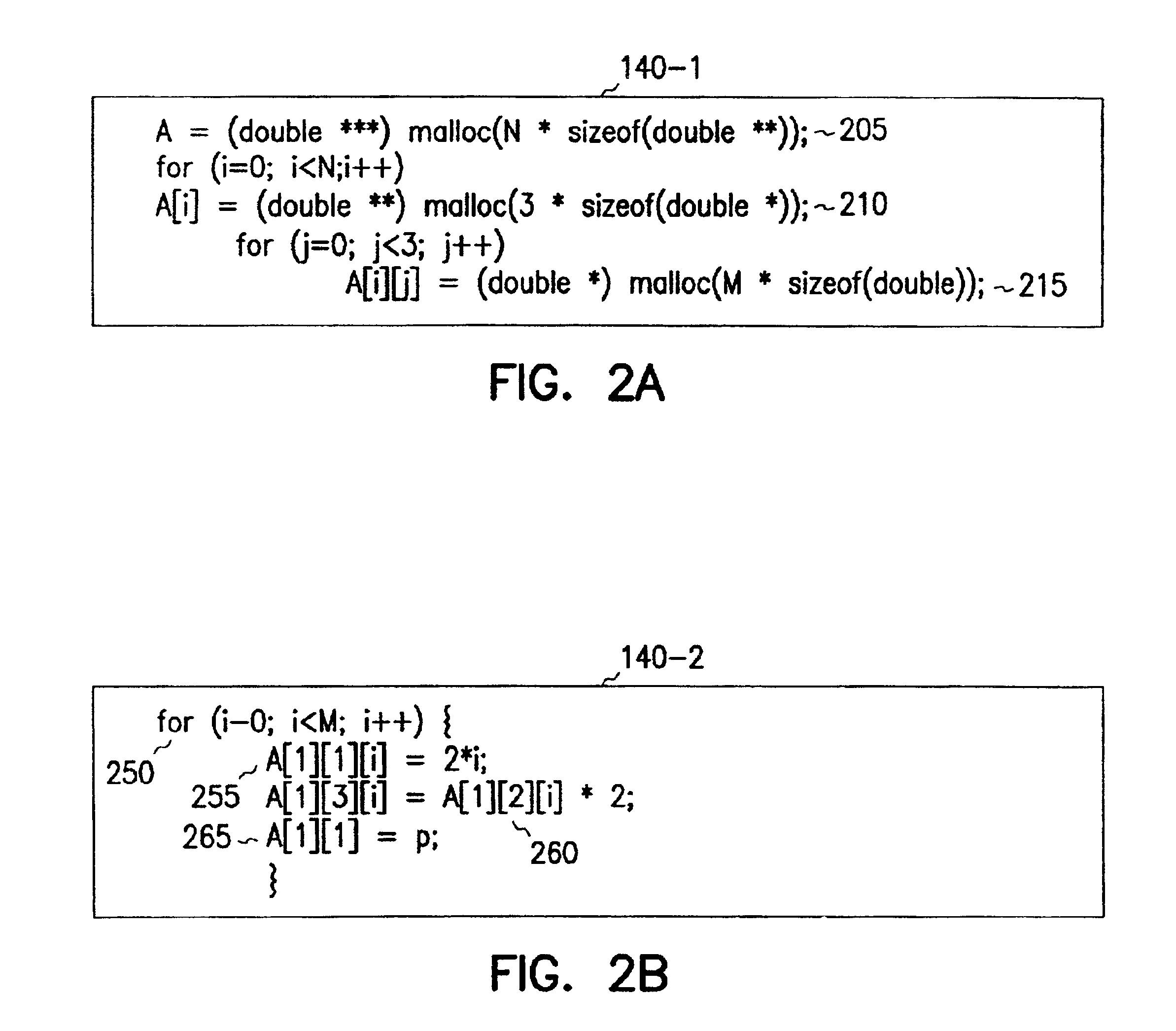 Alias-free test for dynamic array structures