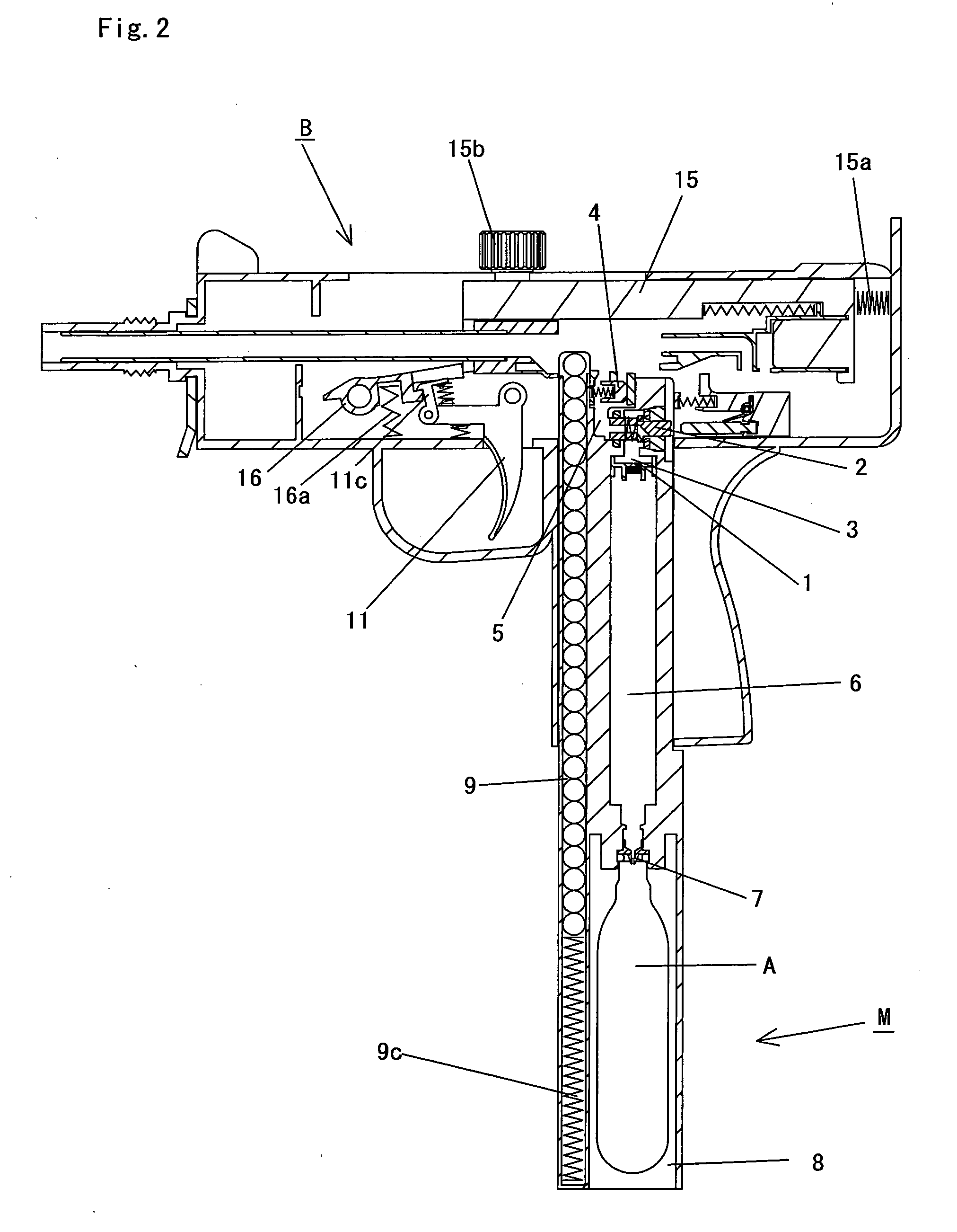 Air gun and magazine for air gun