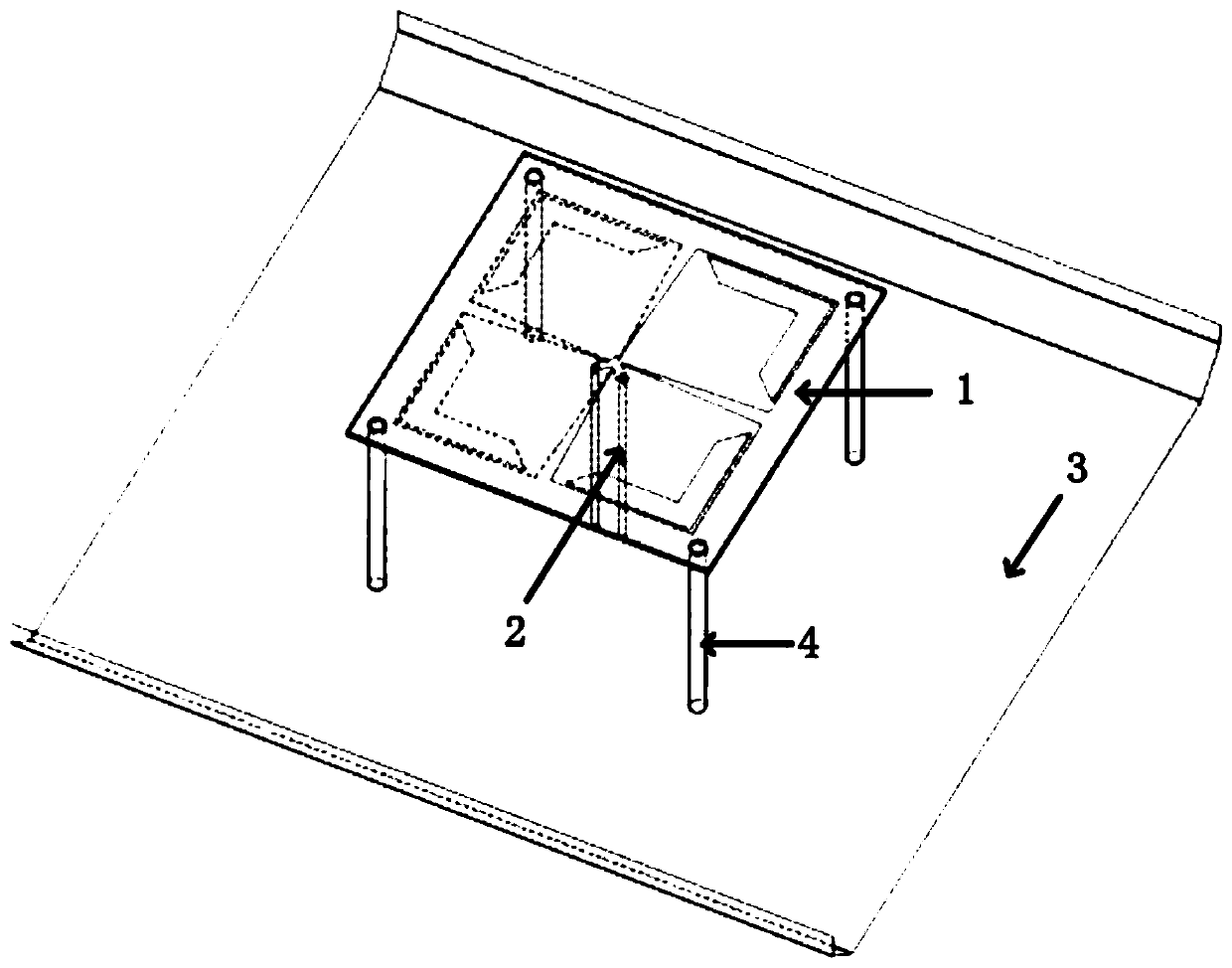 Planar spread spectrum broadband base station antenna