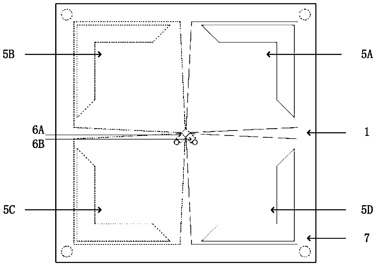 Planar spread spectrum broadband base station antenna