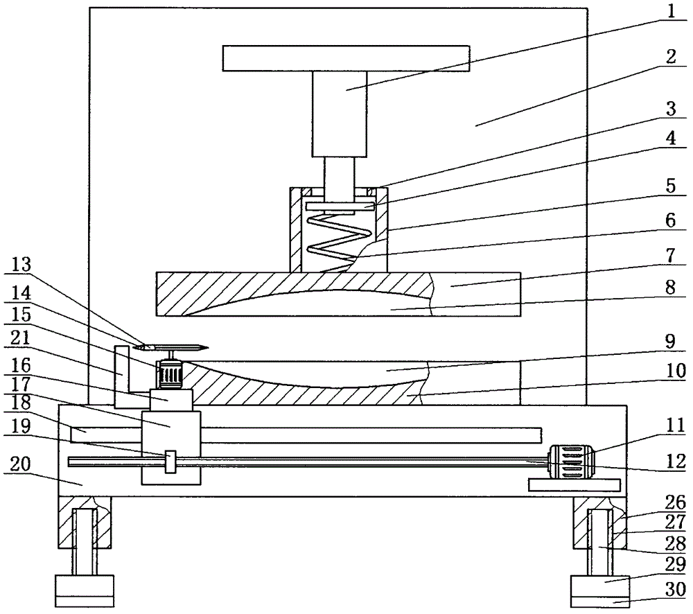 Efficient and fine live fish slaughtering device