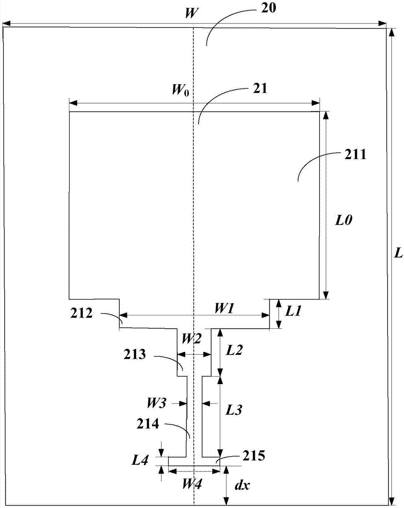 Reconfigurable axe-shaped dual mode monopole antenna