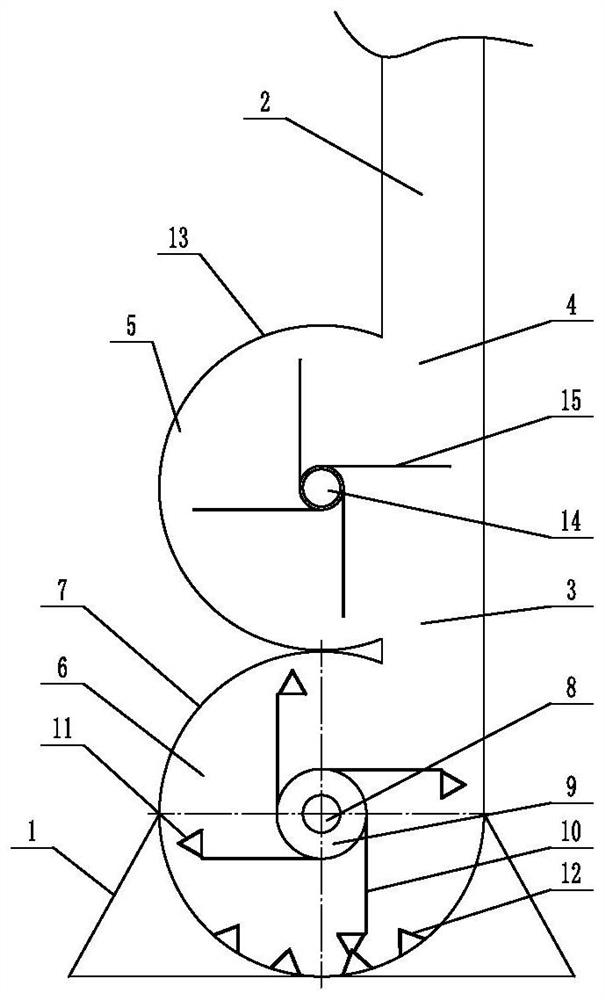 A combined straw collector