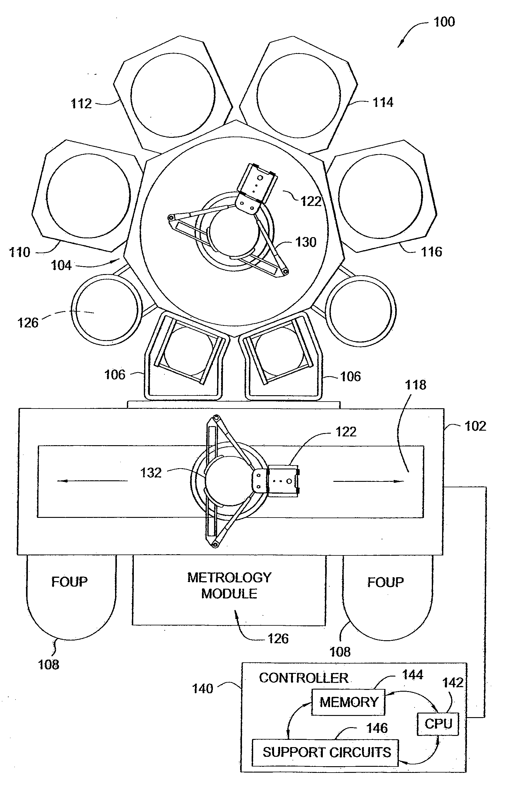 Chemical vapor deposition chamber with dual frequency bias and method for manufacturing a photomask using the same