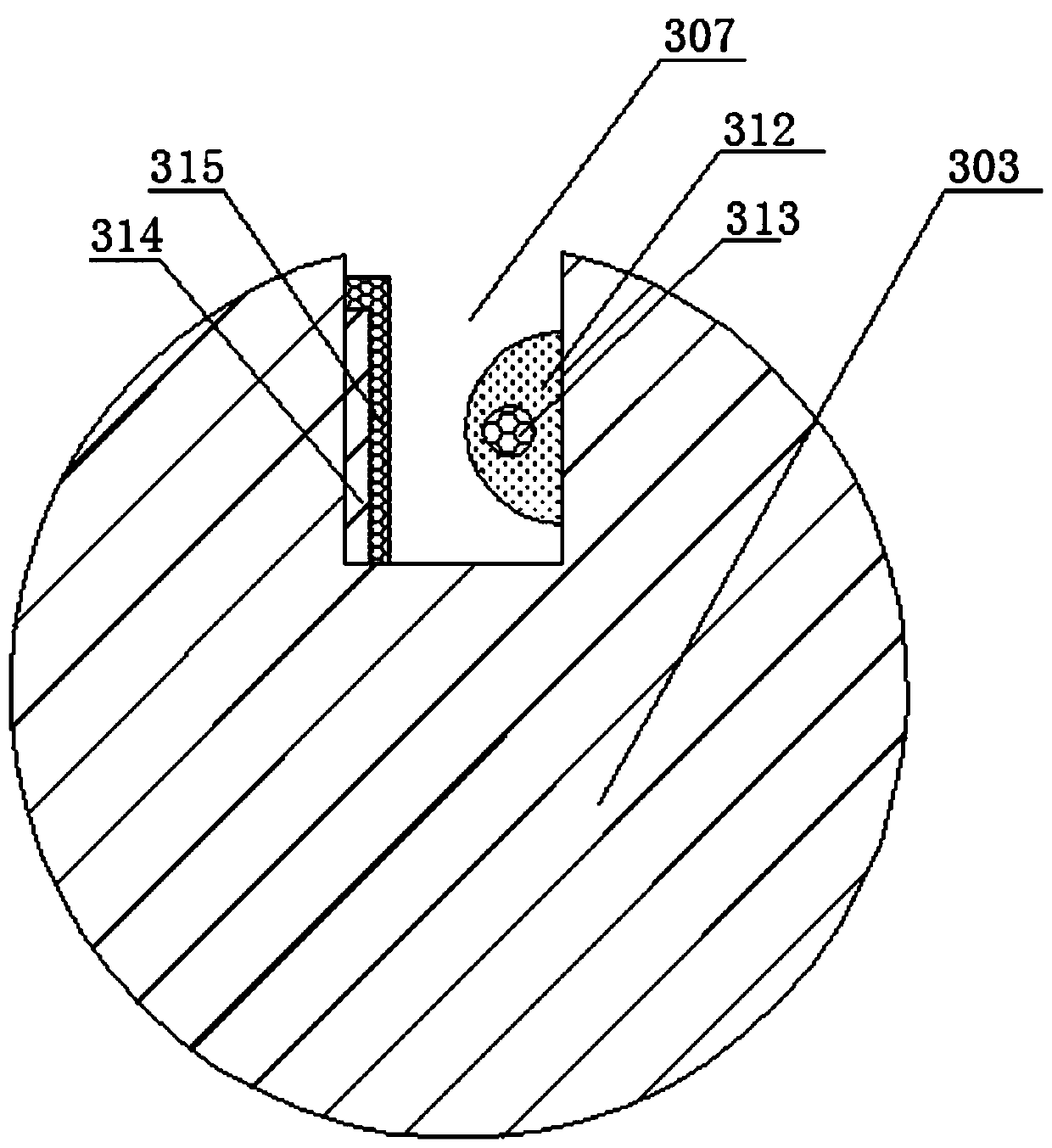 Spraying mechanism and softening process of open-width continuous softening machine